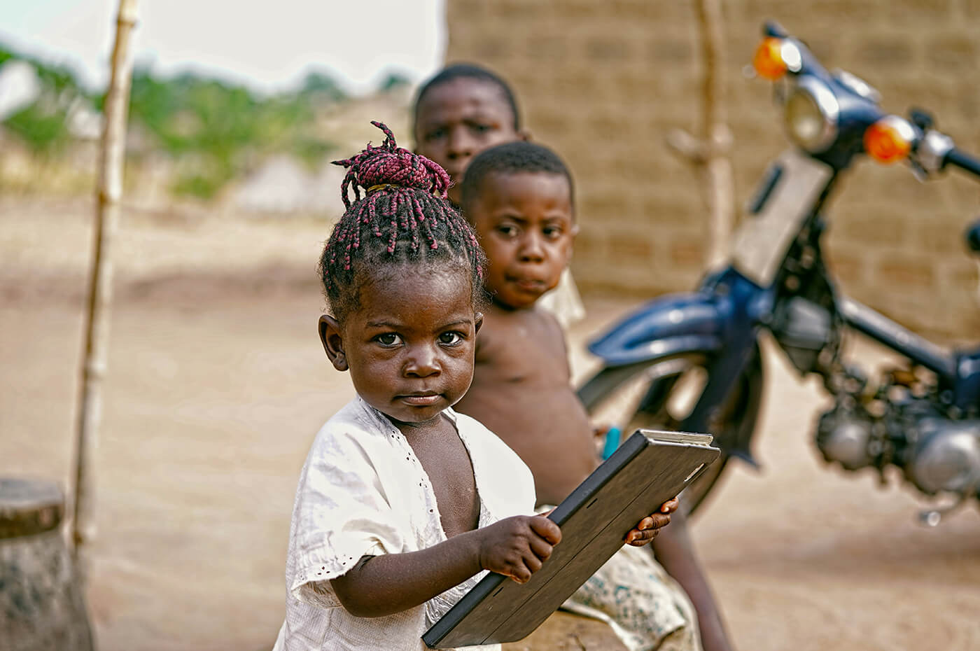 Children facing forward